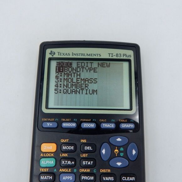 Texas Instruments TI-83 Plus Graphing Calculator Tested With Cover - Picture 4 of 9